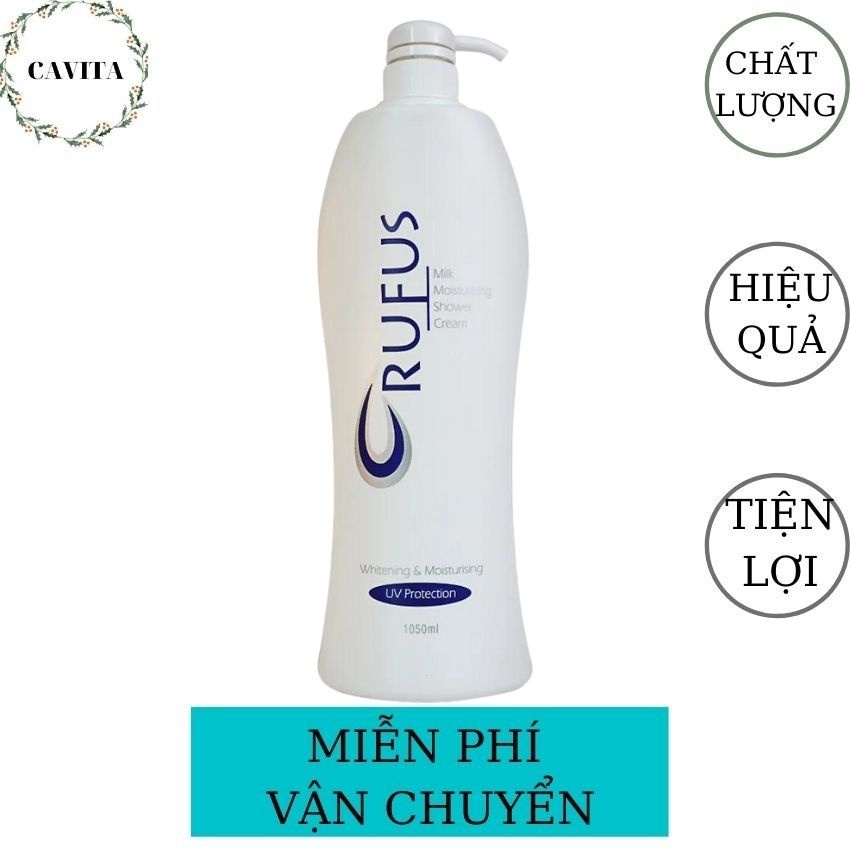 Sữa Tắm-Dầu Gội Rufus Nam 1050ml Malaysia CAVITA, lưu hương lâu, nhiều bọt, tiết kiệm