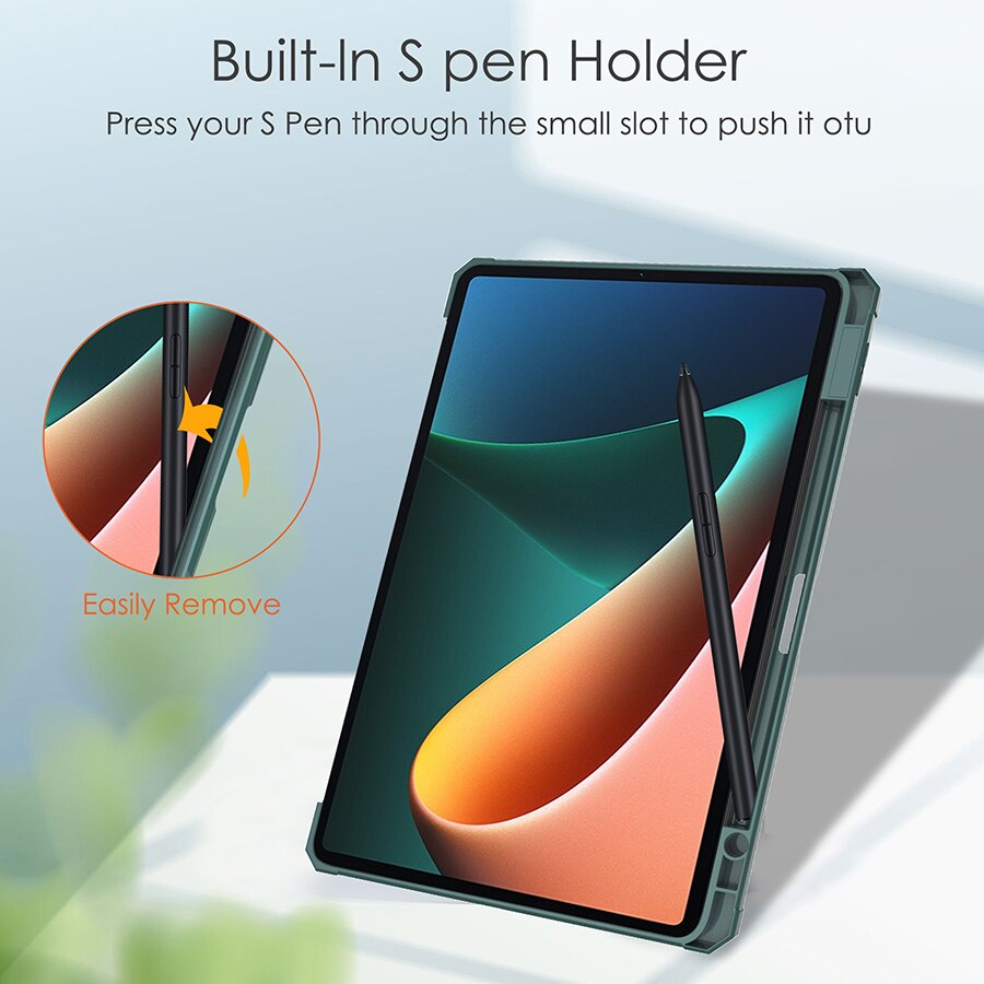 Bao Da Máy Tính Bảng Từ Tính Thông Minh Có Chức Năng Giá Đỡ Cho Xiaomi Mi Pad 5 Pro Xiomi Mipad 5 Mipad5 Ốp
