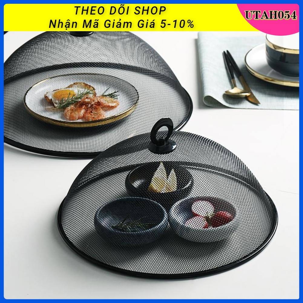 Lồng Bàn Lưới Bọc Thức Ăn Xoay 180 Độ Có Tay Cầm Tiện Dụng