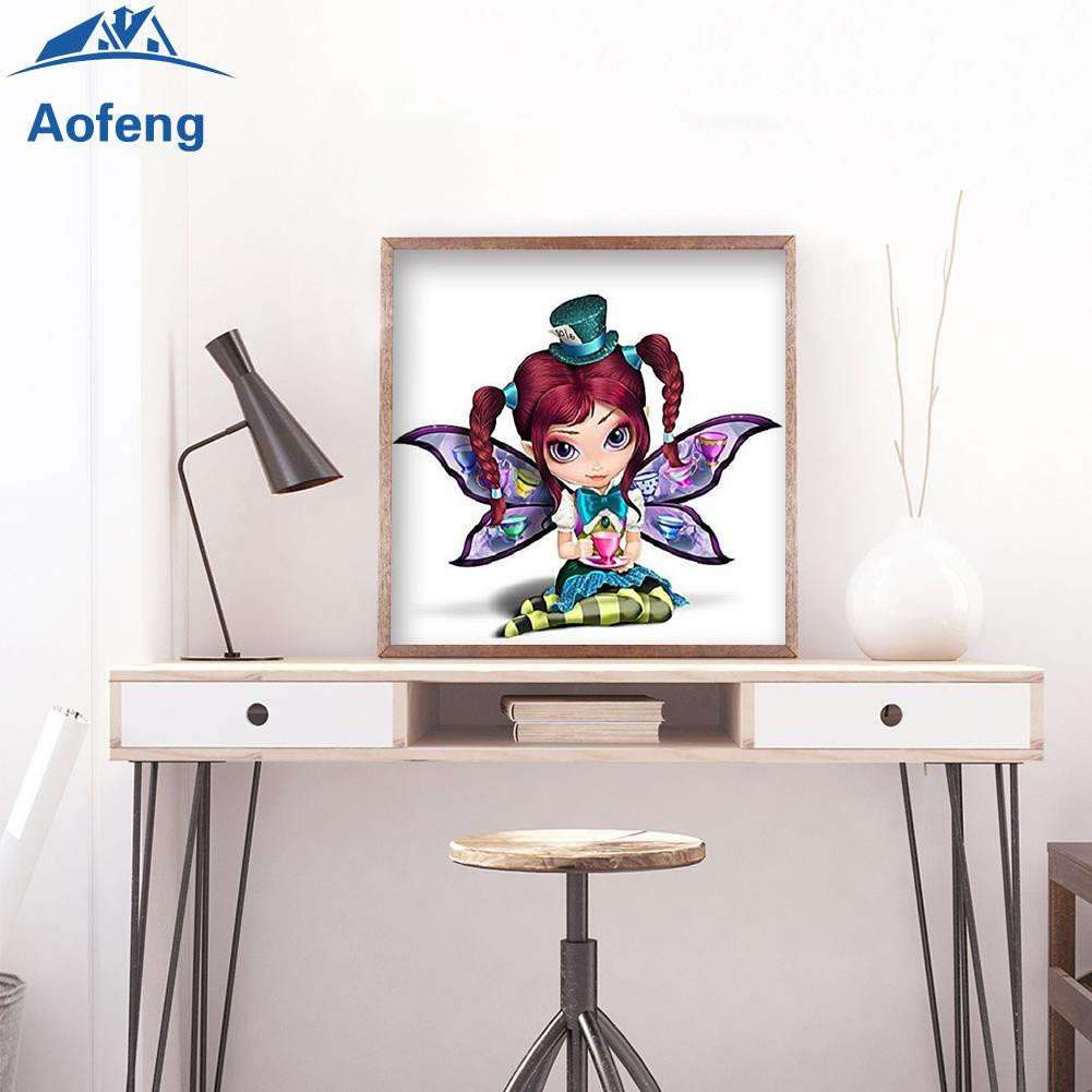 COD❤5D Diamond Painting Full square DrillBig eyes doll Picture of Rhinestone