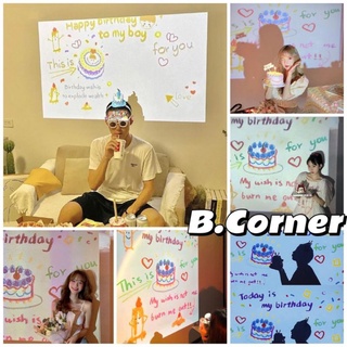 Đèn Chiếu Phông Nền Happy Birthday