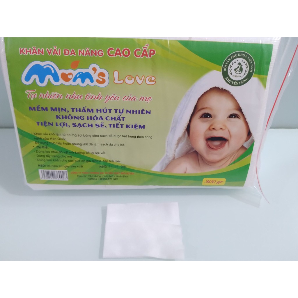 KHĂN KHÔ ĐA NĂNG MOM’ LOVE SIÊU MỀM MỊN