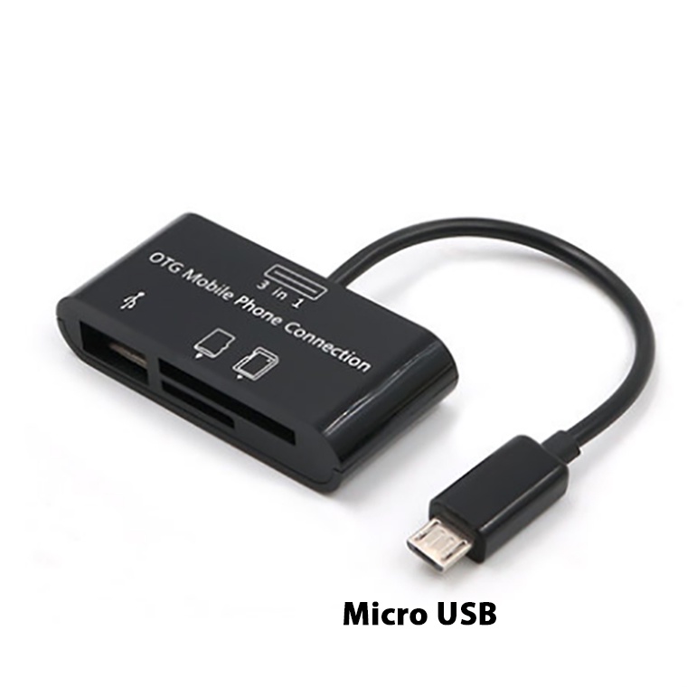 Đầu Đọc Thẻ Nhớ SD Micro SD TF Dùng Cho Điện Thoại Android