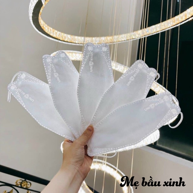 Khẩu trang 4D KF94 Uni mask Hàn Quốc chống bụi mịn và kháng khuẩn hàng chính hãng cao cấp