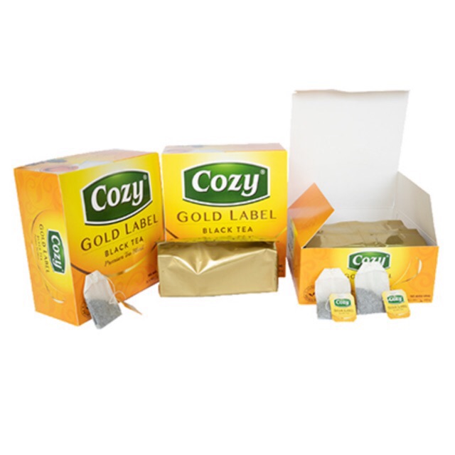 10 hộp Trà Đen Cozy loại 100 gói x2g
