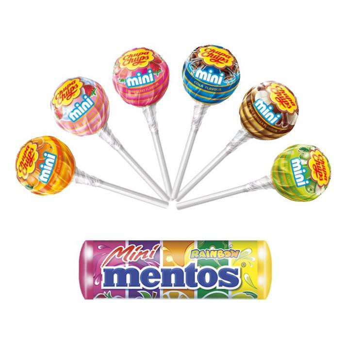 [HT779] PT Túi kẹo Mini Chupa Chups và Mini Mentos 160g