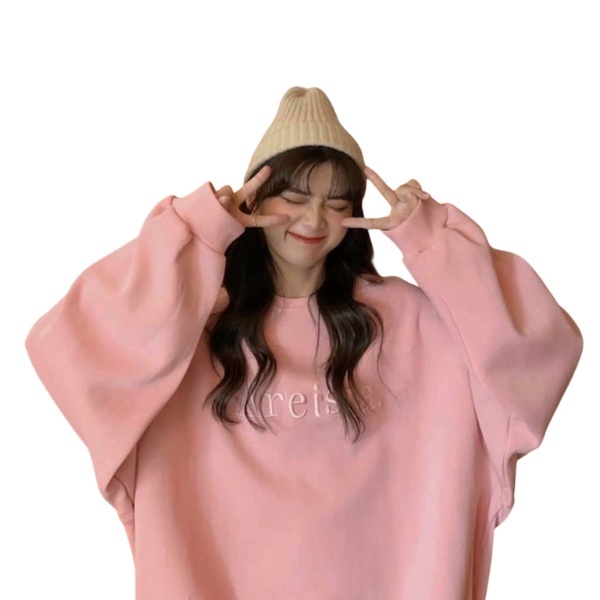 Áo Hoodie Sweater Arieca Form Rộng Dành Cho Nữ Từ 17 - 25 Tuổi