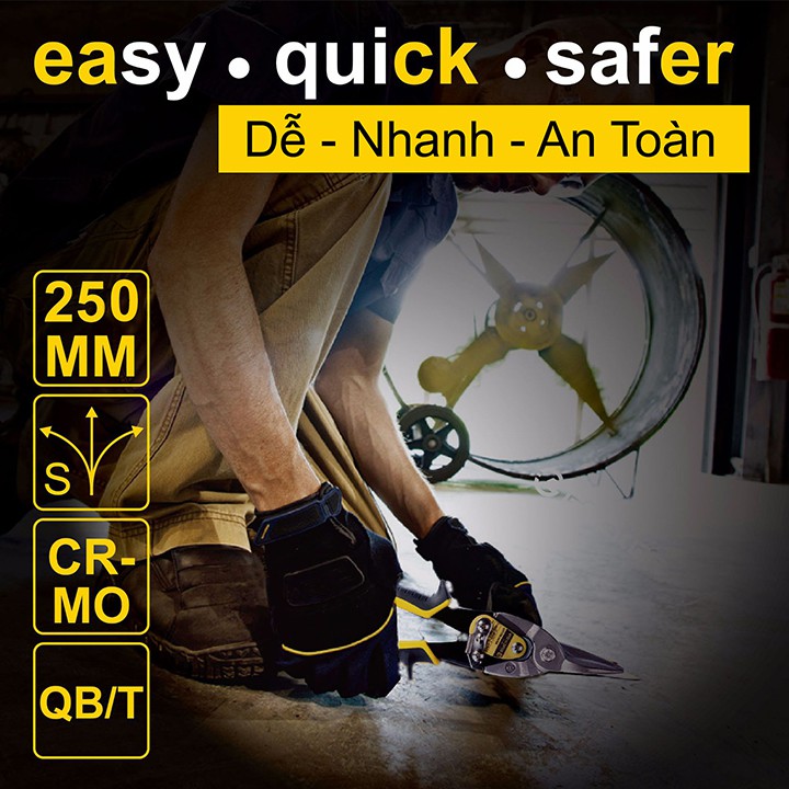 Kéo cắt tôn Eacker 601010 10inch - Tiêu chuẩn Hoa Kỳ