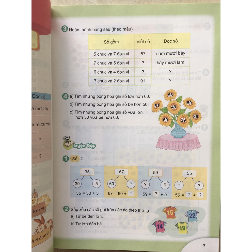 Sách - Bộ 4 cuốn sách giáo khoa + vở bài tập môn Toán lớp 2 - kèm 1 bút chì