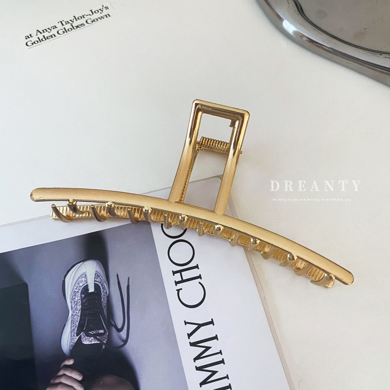 Kẹp Tóc Hình Cá Mập Bằng Kim Loại Phong Cách Thời Trang Độc Đáo