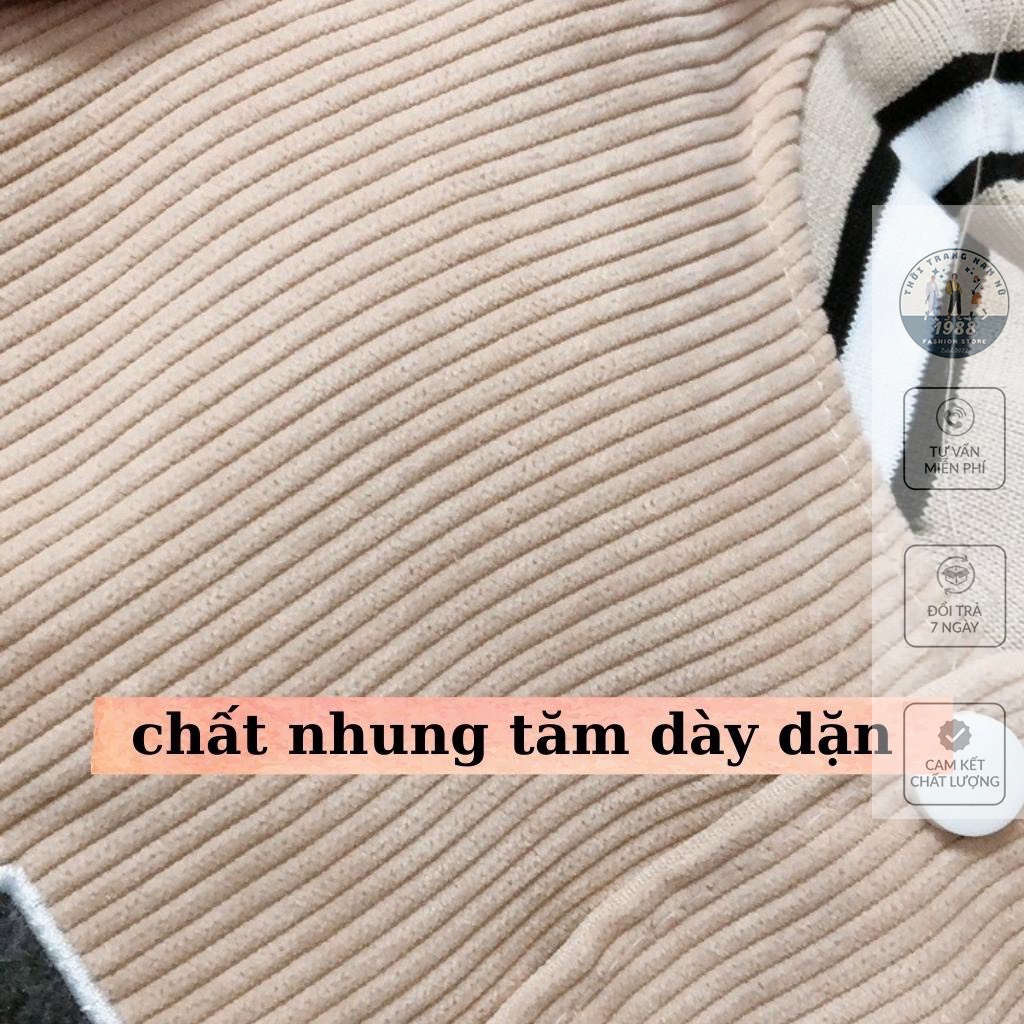 Áo Bomber Choose ❤ Áo Khoác Nhung Tăm Unisex Form Rộng