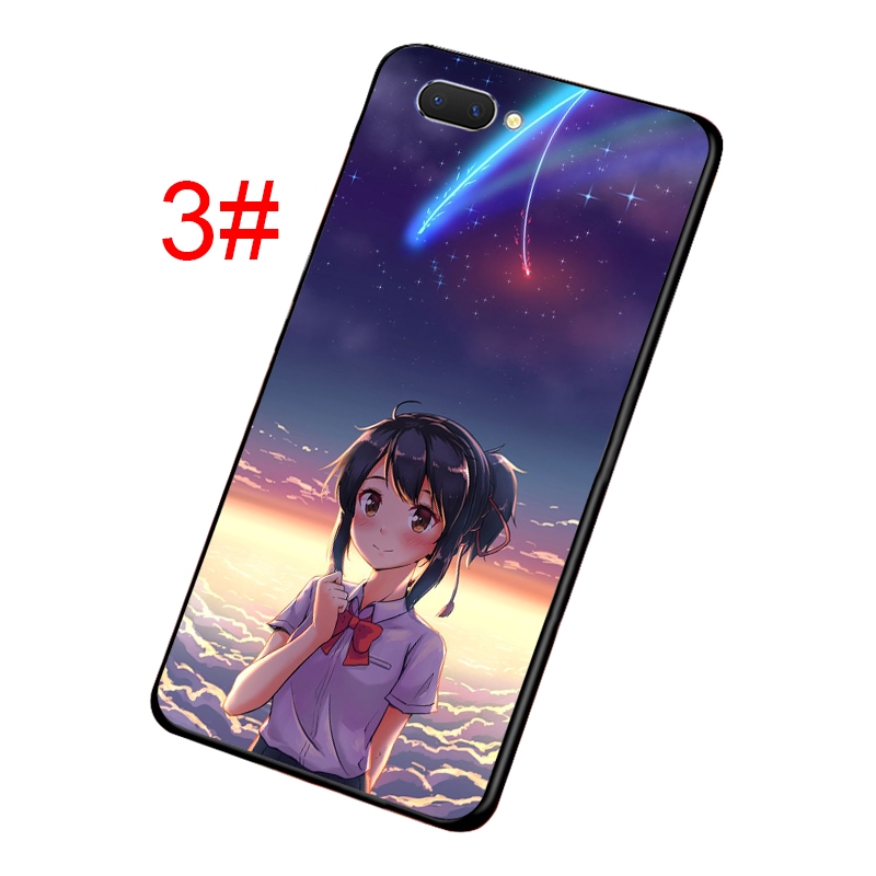 Ốp Điện Thoại Mềm Hình Anime Your Name B186 Cho Realme C2 C3 C11 C12 C15 C17 6 6i 7 7i X7 Narzo 20 Pro