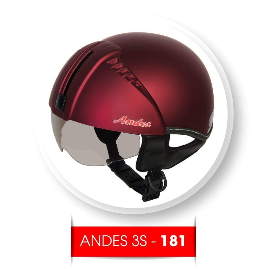 Mũ bảo hiểm ANDES 181 KÍNH DẤU -BH525