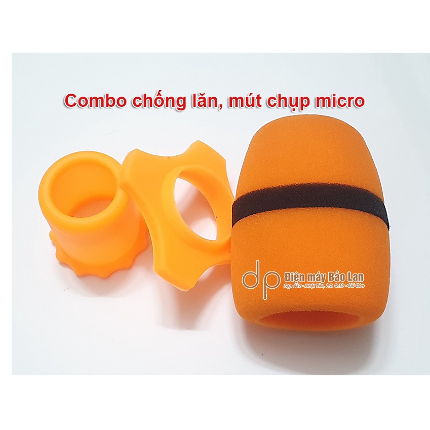 Combo chống lăn, mút chụp micro