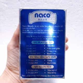 THUỐC TẨY TÓC NACO - Bột tẩy tóc naco / Bleach