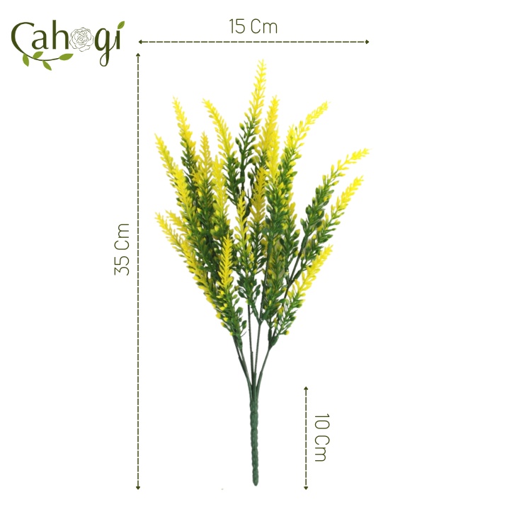 Hoa Giả - Cành Hoa Oải Hương Nhựa 35 CM