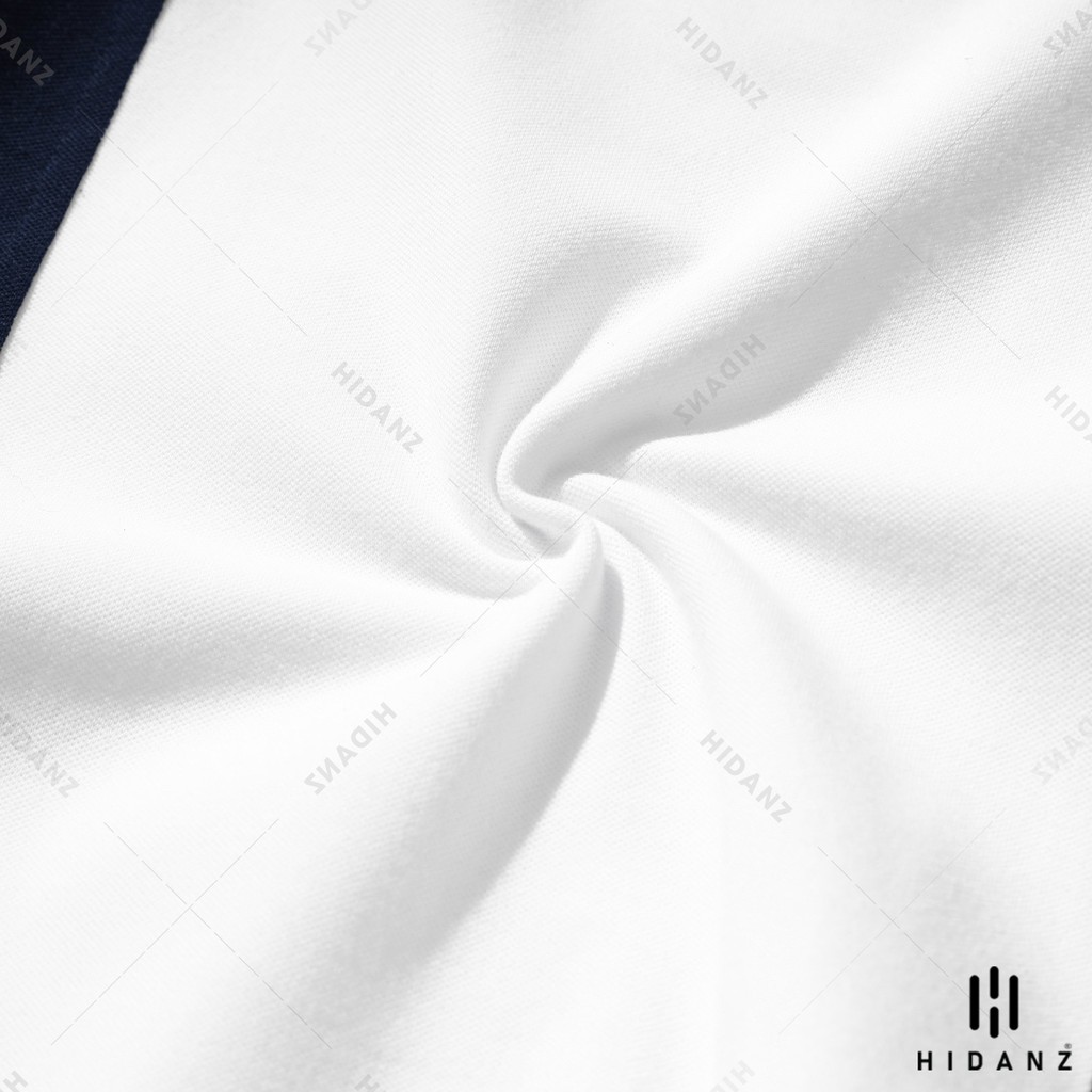 Áo Polo nam cổ bẻ HIDANZ vải cotton thoáng mát,không nhăn,sang trọng-lịch lãm Xanh Đen Mix Trắng form Slim Fit - PL.XT02 | BigBuy360 - bigbuy360.vn