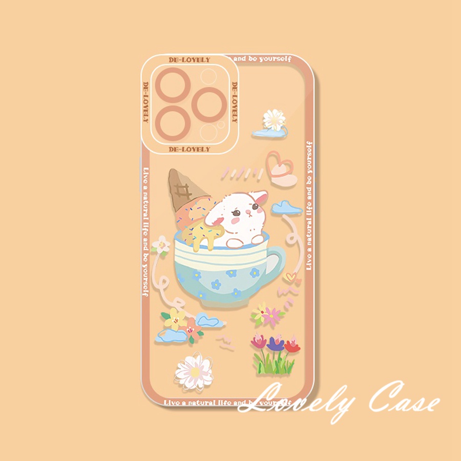 Ốp Điện Thoại Mềm Trong Suốt Hình Động Vật Cho IPhone 14 13 12 11 Pro Max X XR Xs Max 8 7 6 6s + SE 2020