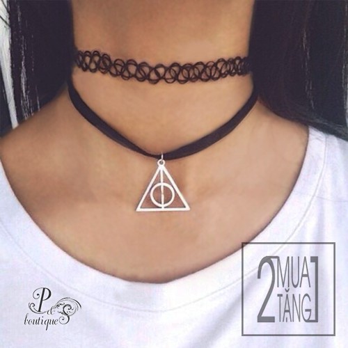 [MUA 2 TẶNG 1] Vòng sát cổ/ choker Harry Potter Deathy Hallows