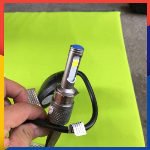 ĐÈN LED M02J CHÂN H4 CHÍNH HÃNG (ĐỦ 25W ) CHO XE MÁY