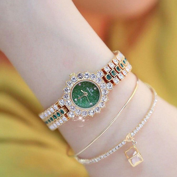 [Hàng Loại 1] Đồng Hồ Nữ BS Bee Sister Dây Thép Mặt Tròn Đính Đá Cực Xinh | BigBuy360 - bigbuy360.vn