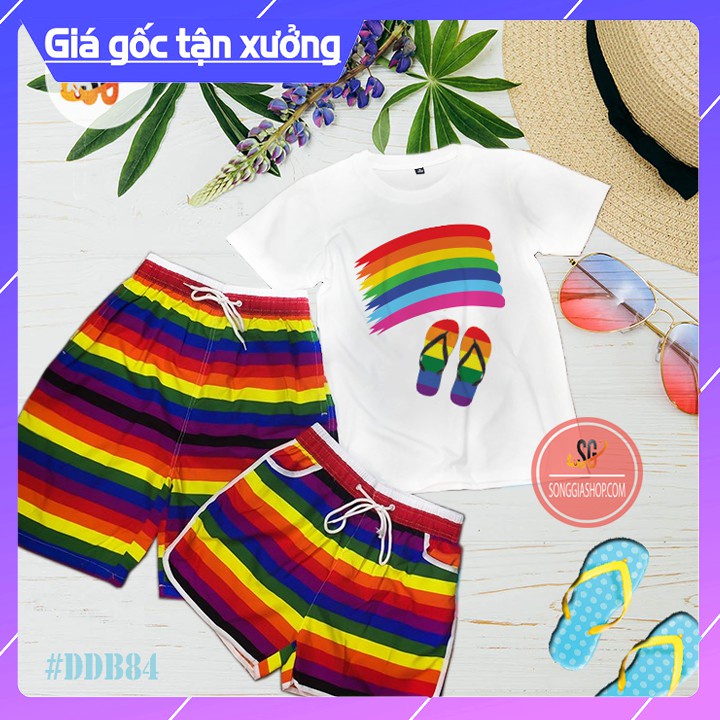 Set Đồ Đi Biển Cao Cấp - Đủ Size Nguyên Bộ (DDB84) Áo thun giá sỉ