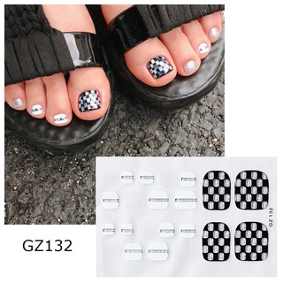 Miếng dán móng chân - Nail Wraps (22 miếng dán khô)