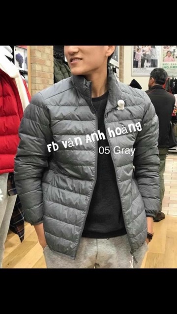 Áo lông vũ nam uniqlo chuẩn auth