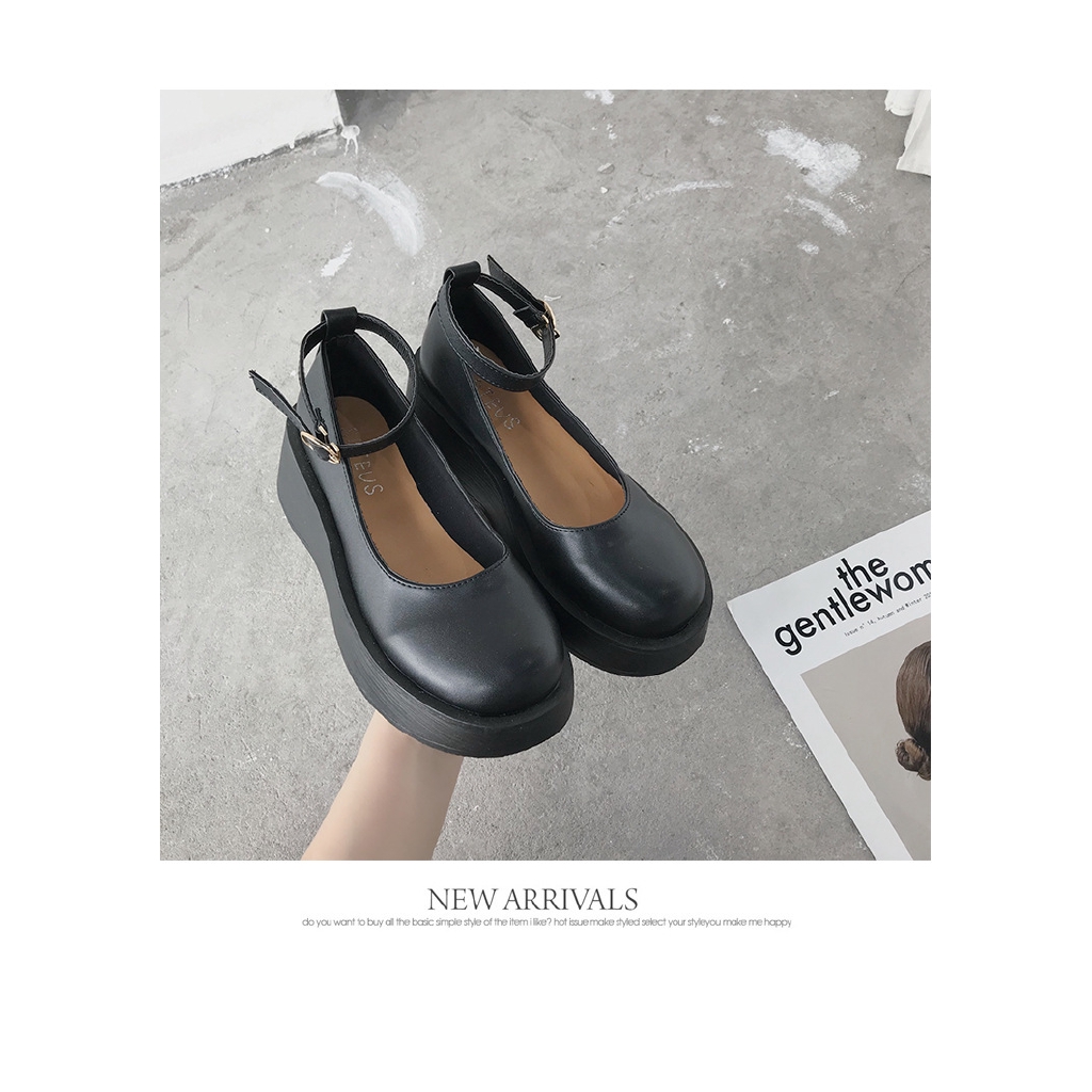 [ Mã 66CBSALE giảm 30K đơn 200K] Giày da Mary Jane phong cách thời trang Nhật Bản | BigBuy360 - bigbuy360.vn