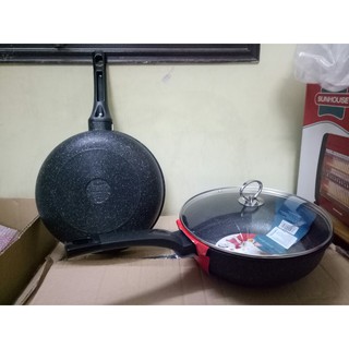CHẢO SIÊU BỀN ĐÁ SÂU SUNHOUSE SBDS VUNG KÍNH