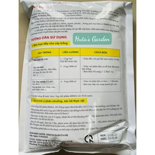 [Bao 1 kg] Trichoderma BIMA (giá sỉ) Men vi sinh/ nấm đối kháng/ Chế phẩm sinh học Bima+ phân chuồng