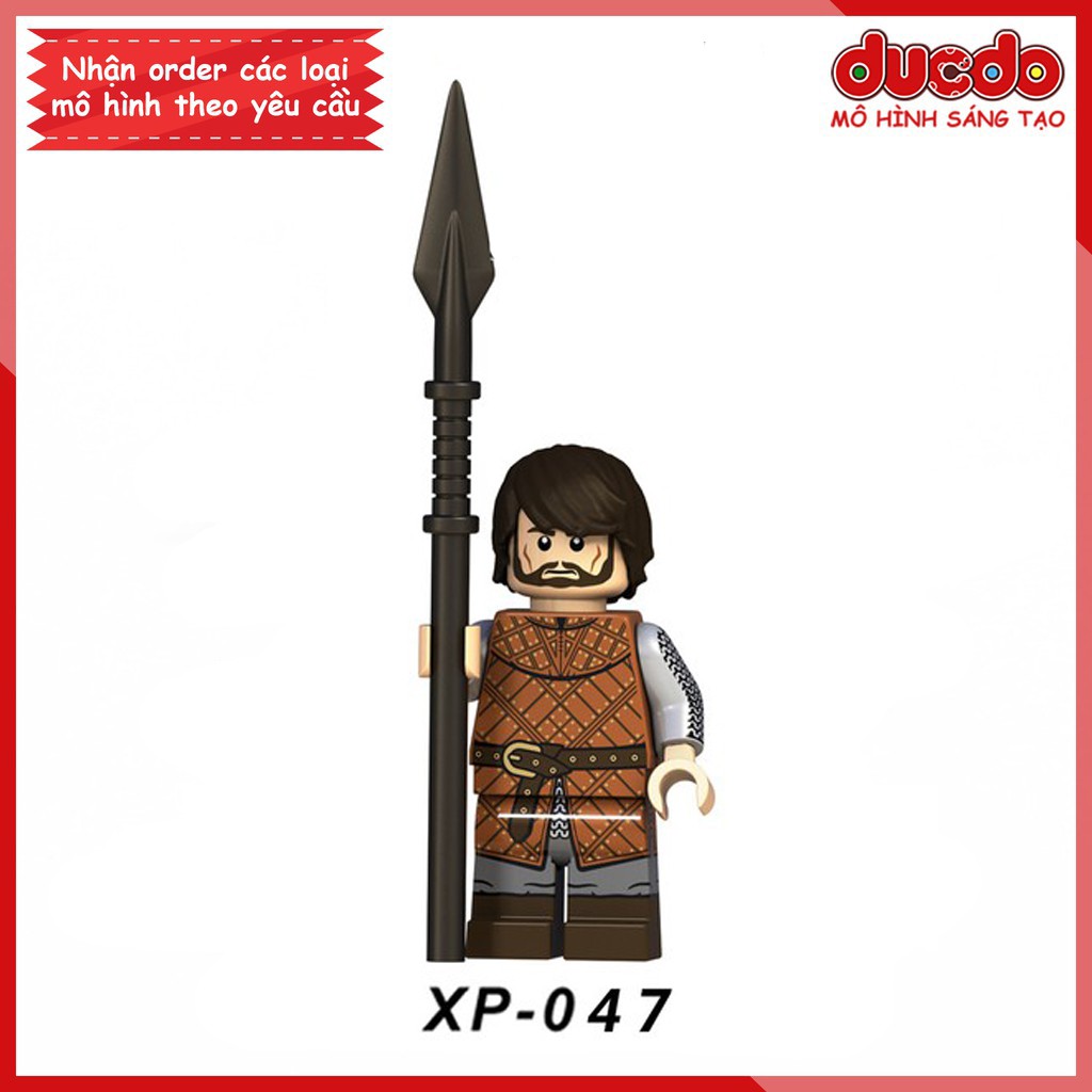 Minifigures lính trung cổ Trò chơi vương quyền - Đồ chơi Lắp ghép Xếp hình Mini Game of Thrones Koruit KT