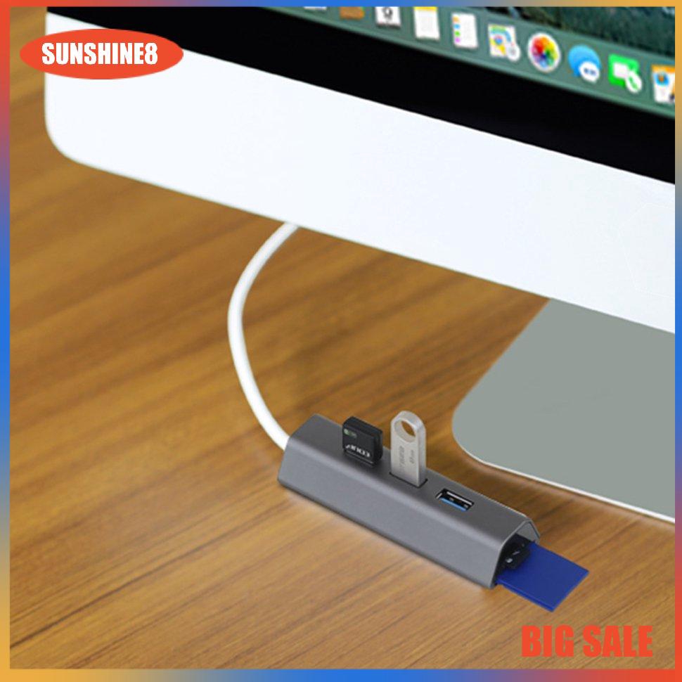 Bộ Chia 4 Cổng Usb 3.0 Hub Bằng Hợp Kim Nhôm