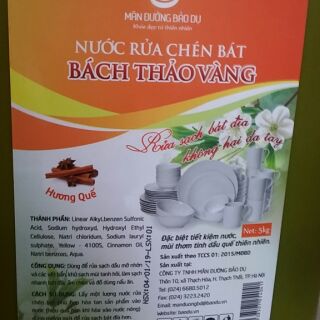 Nước rửa chén bát hương quế