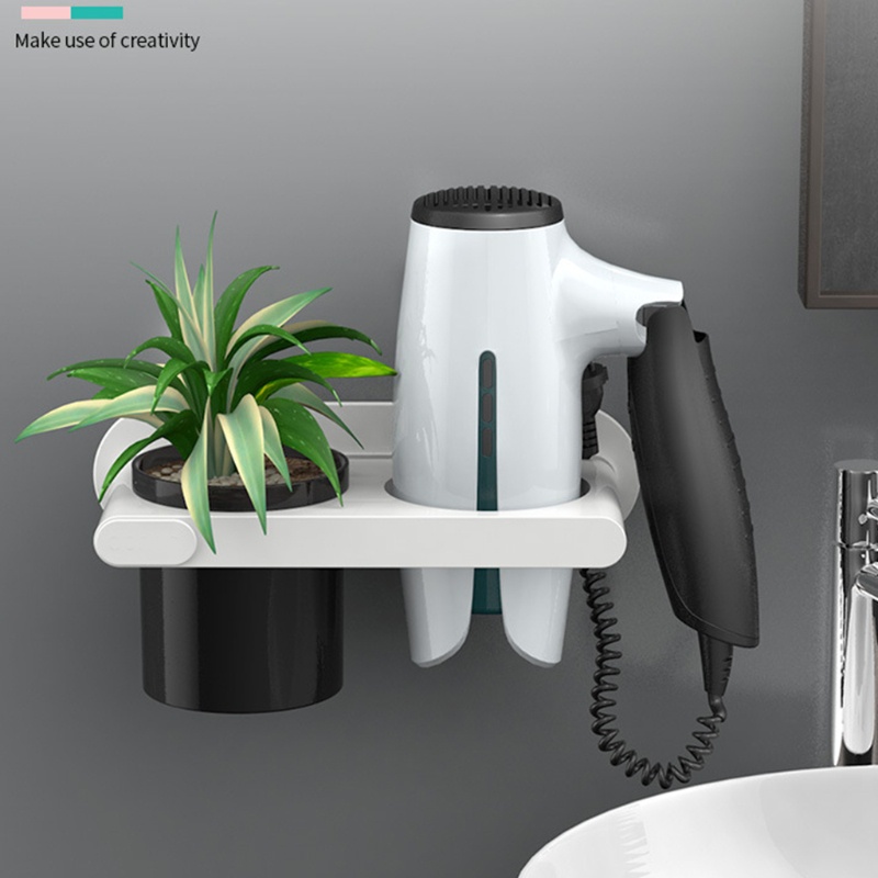 Giá Đỡ Máy Sấy Tóc Gắn Tường Không Cần Đục Lỗ Tiện Dụng