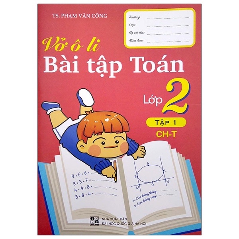 Sách - (Combo 2 tập) Vở Ô Li Bài Tập Toán Lớp 2 - Chân Trời Sáng Tạo
