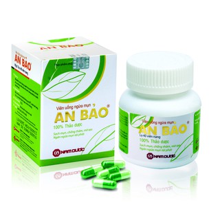[Mới]Viên uống ngừa mụn An Bảo - Sạch mụn, Hết thâm, Mờ sẹo