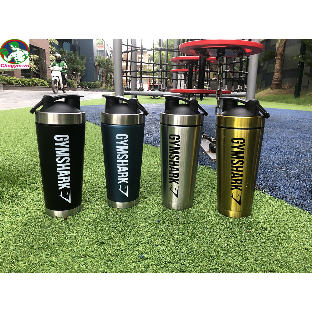 Bình Nước Giữ Nhiệt Tập GYM Shaker Inox Gymshark