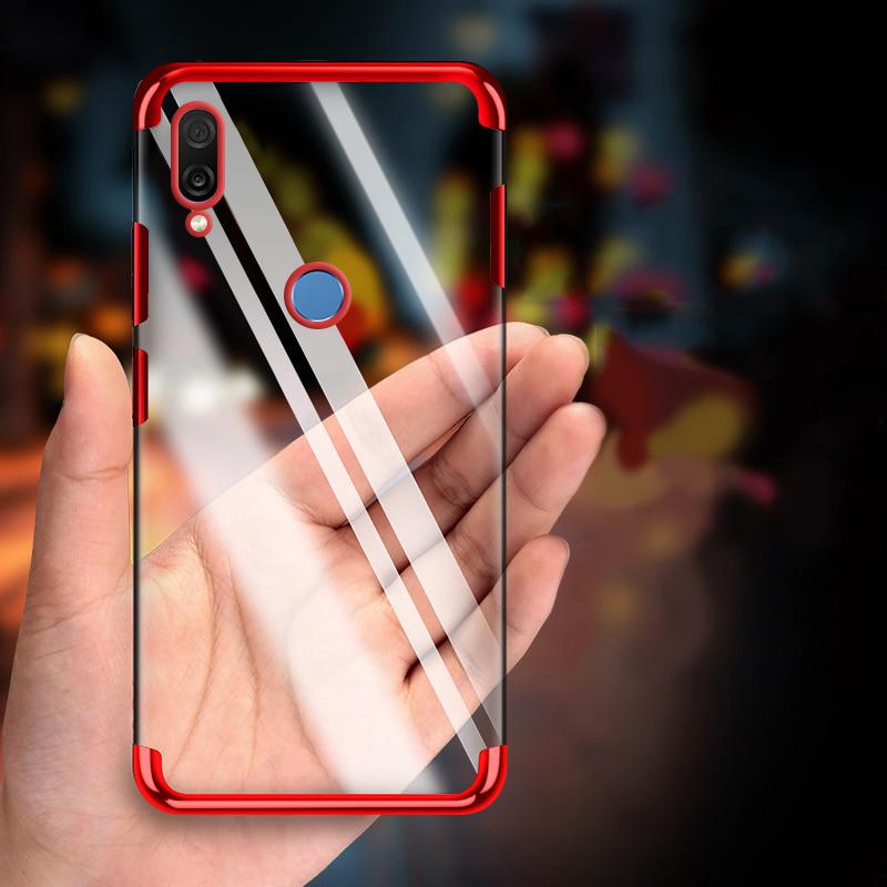 Ốp điện thoại silicone trong suốt thanh lịch cho Huawei Nova 3/3i