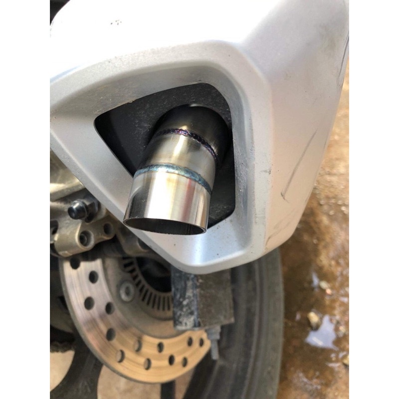 Chụp ống xả inox 304 và Sơn đen tĩnh điện winnerx