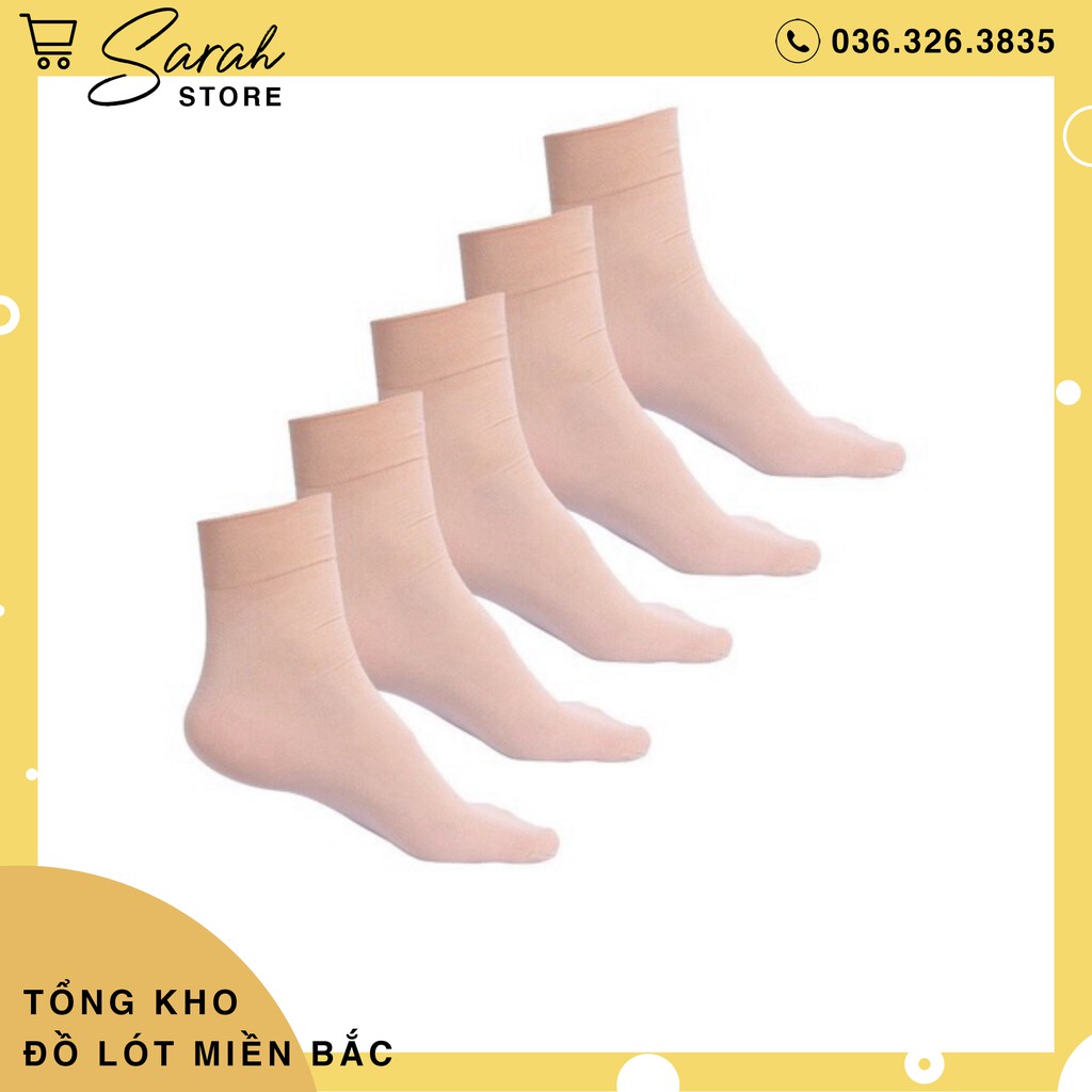 10 đôi Tất ngắn siêu mỏng thoáng khí