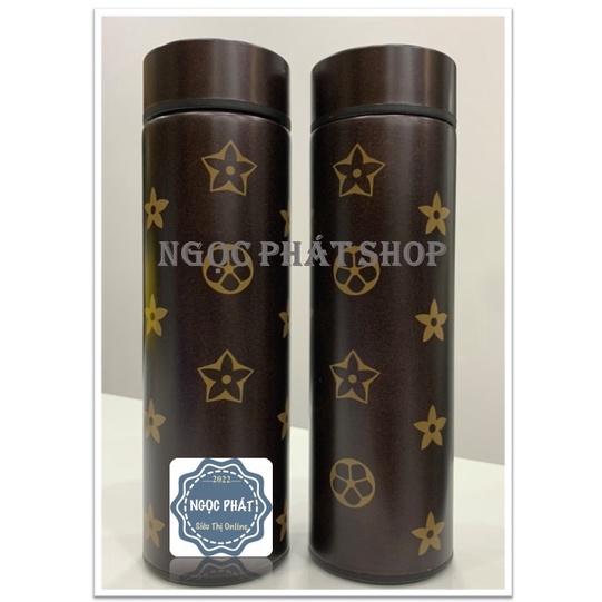 Bình giữ nhiệt Inox 304, tích hợp nhiệt kế và MÀN HÌNH OLED HIỂN THỊ NHIỆT ĐỘ 500ML