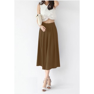 Quần Culottes Xếp Ly - Q00616110