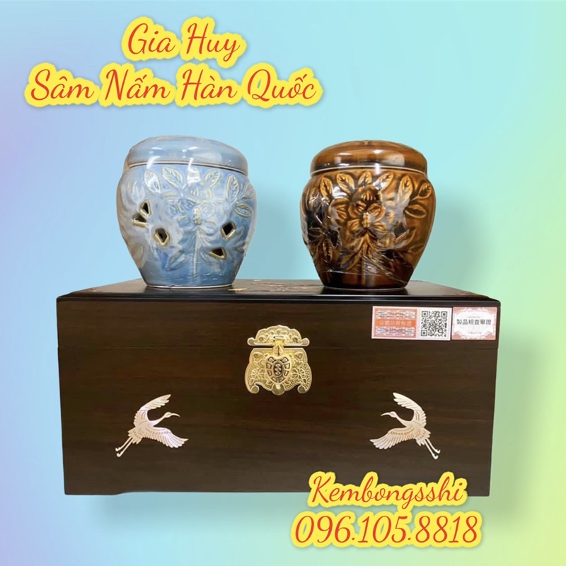 [SHIP HOẢ TỐC] Cao Hắc Sâm Đông Trùng Hạ Thảo Hũ Đôi ACHIMMADANG Hàn Quốc, Hộp 2 hũ x 500gr