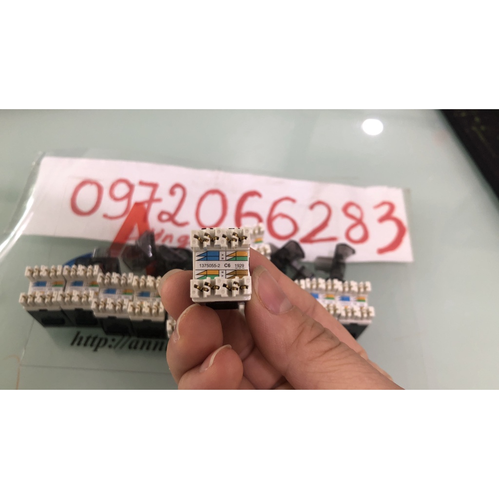 Nhân lắp cho patchpanel thanh đấu nối mạng