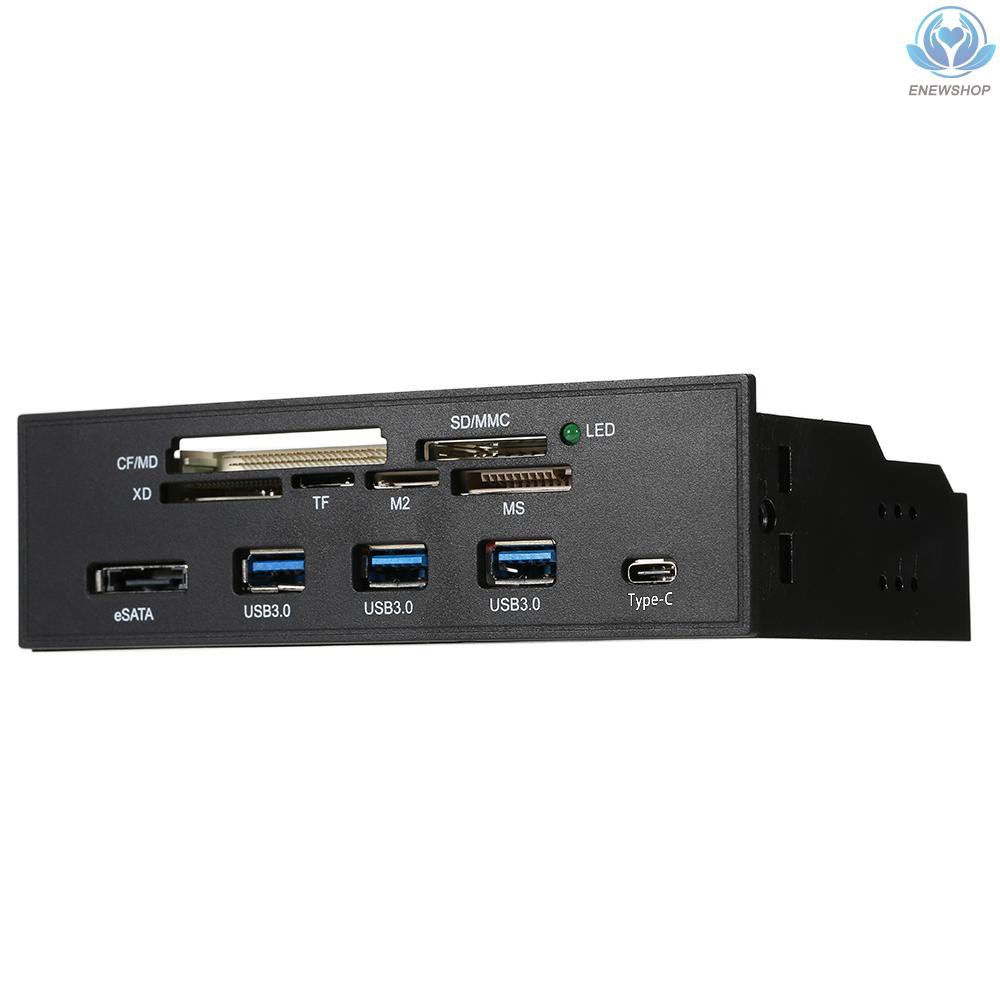 Đầu Đọc Thẻ Nhớ Đa Năng Stw 5.25 &quot;kèm Dây Cáp Usb 3.1 Usb 3.0 Cf Md Xd Mmc Tf M2 Ms