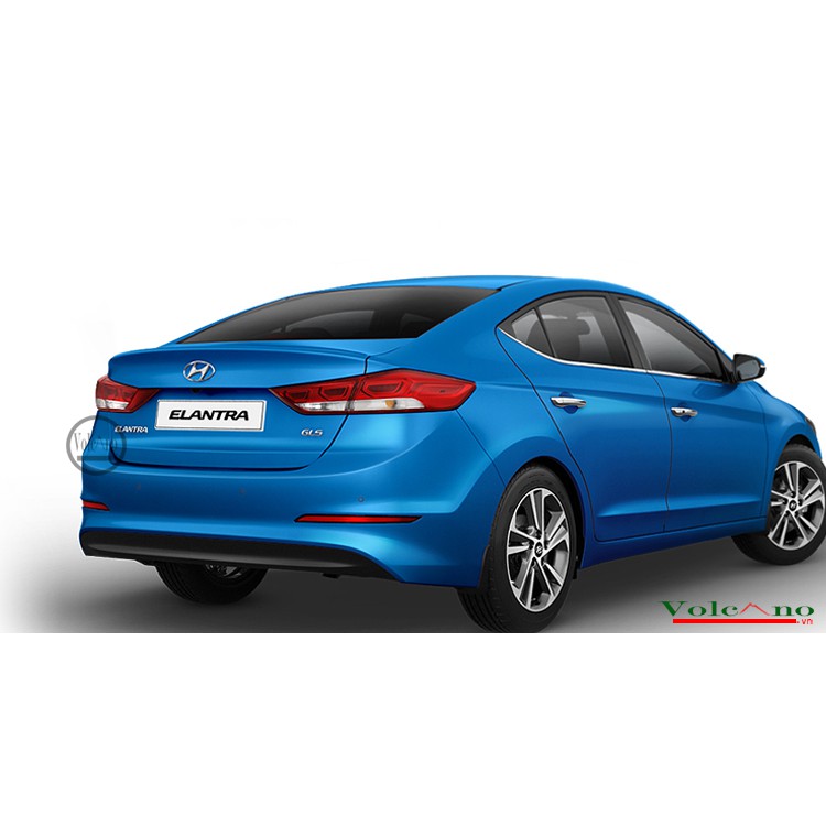 Tem logo chữ nổi ELANTRA dán đuôi xe