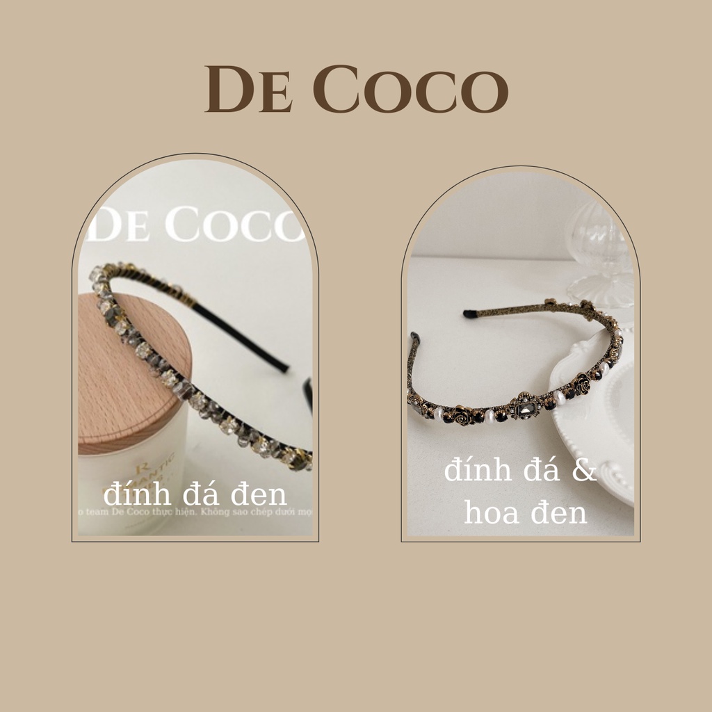 Bờm tóc nữ De Coco hạt trai
