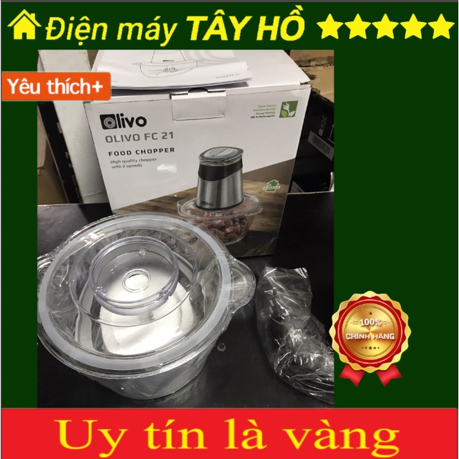 Động cơ khỏe, siêu bền, Máy Xay Thịt Thực Phẩm Đa Năng OLIVO FC21 Cao Cấp