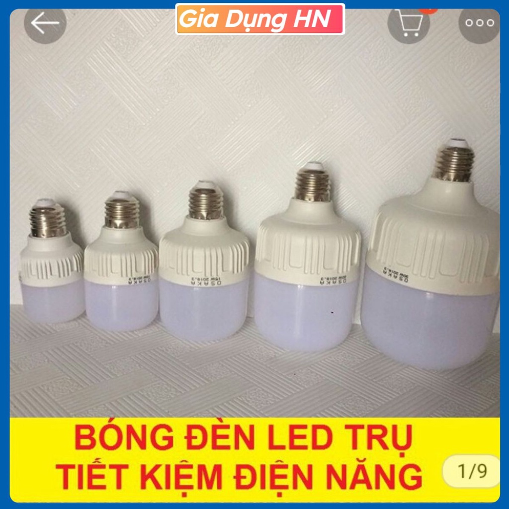 Bóng đèn LED trụ tròn 20W / 30W  - chip LG ánh sáng chuẩn